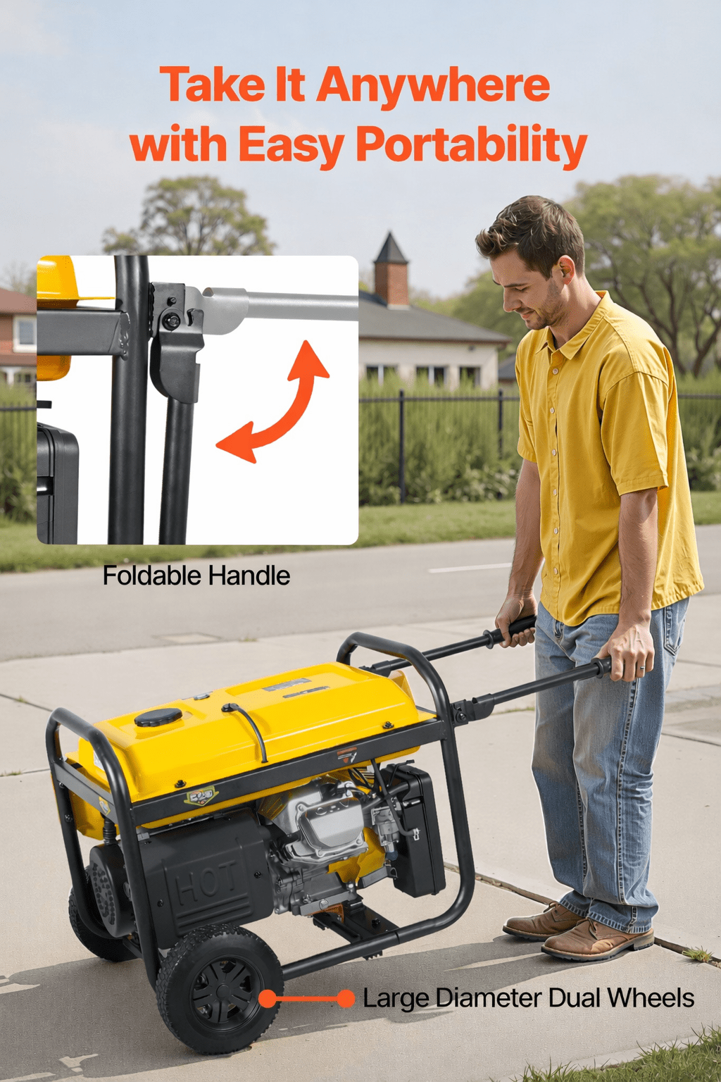 9250W Gas Generator for Jobsite Power & Home Backup - TK Power Gear