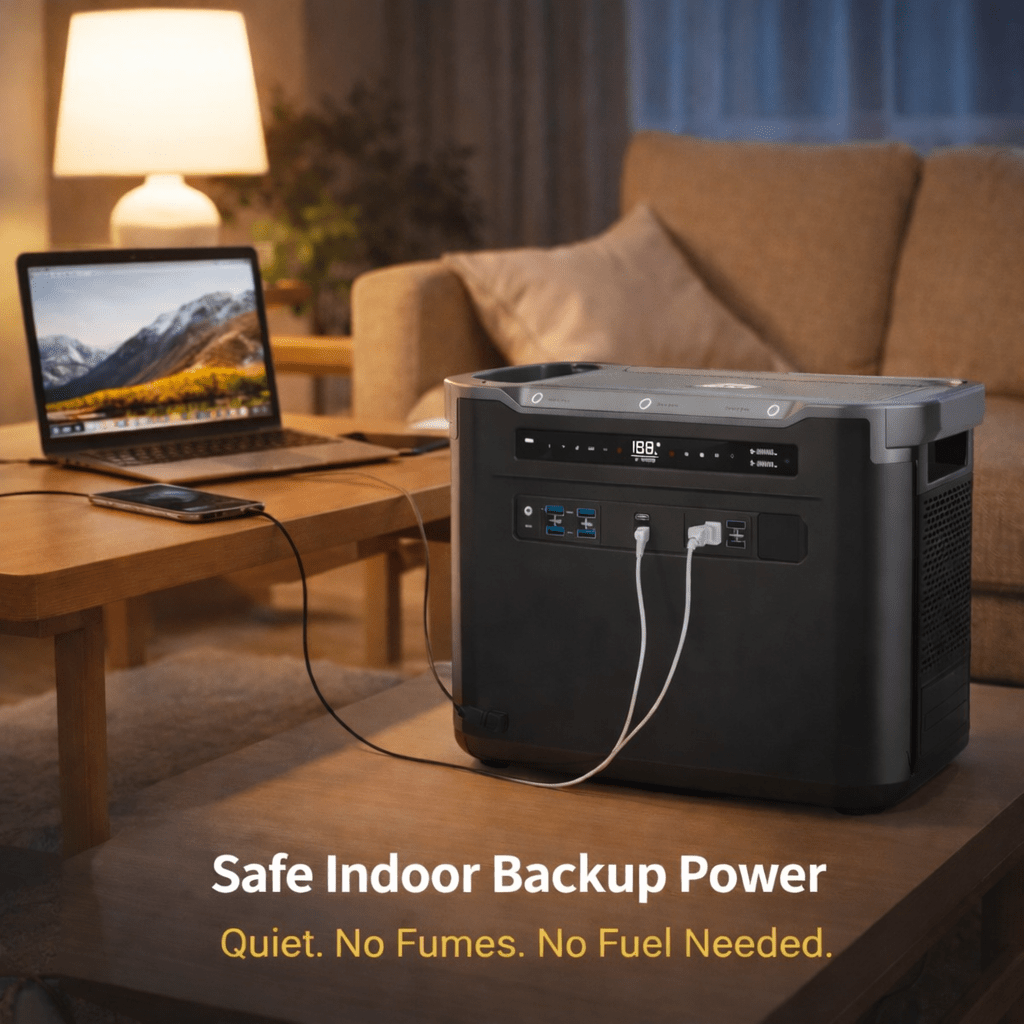 2000W Home Backup Solar Power Station for Emergency Energy - TK Power Gear