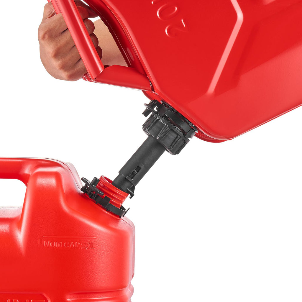 5.3 Gallon Metal Fuel Jerry Can (2 Pack) with Leakproof Spout - TK Power Gear