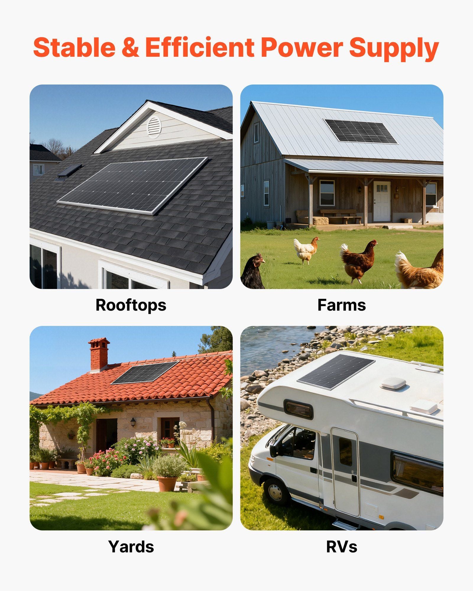 100W Solar Panel – Reliable Power Anywhere for Outdoor & Backup Use - TK Power Gear